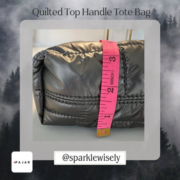 PAJAR Quilted Top Handle Tote Bag - Picture 15 of 16